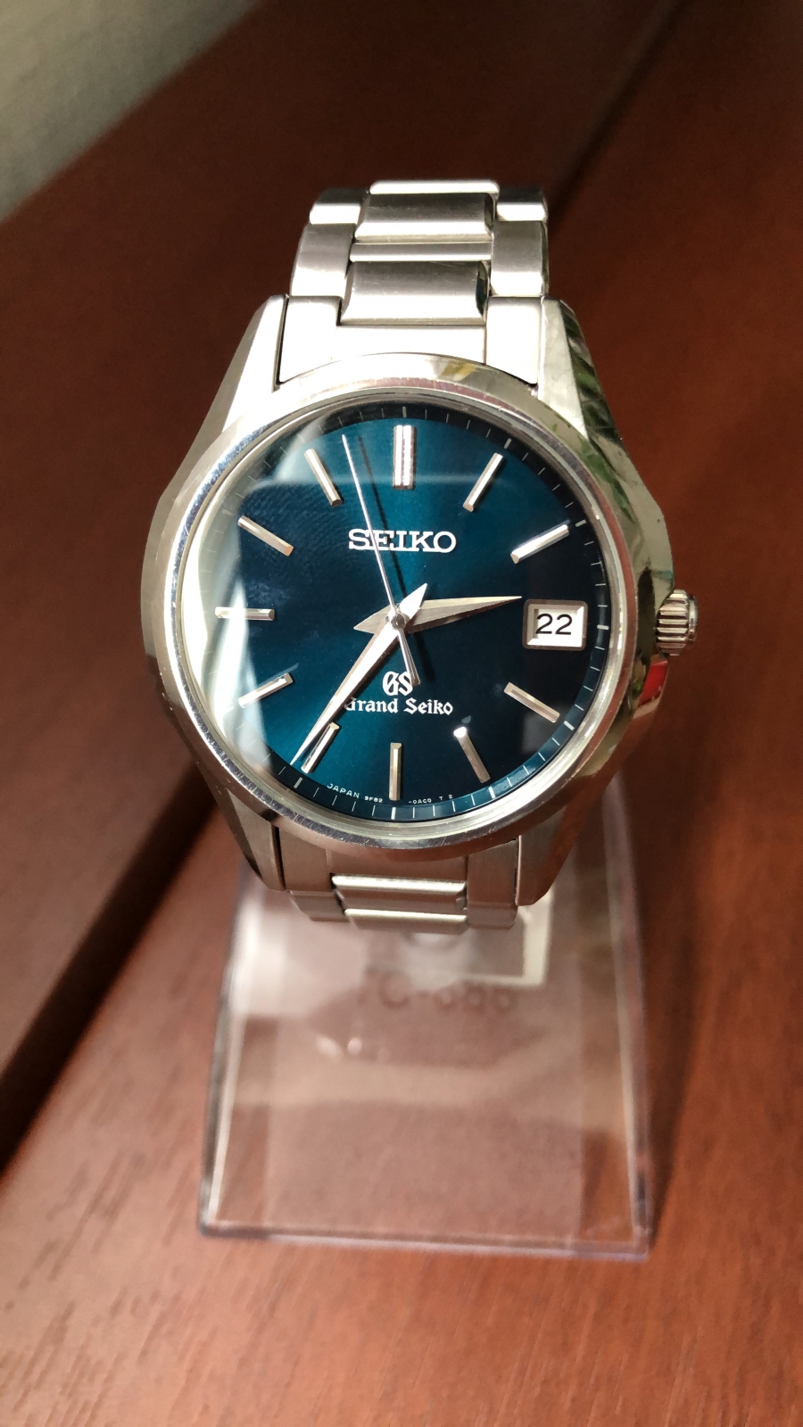 セイコー SEIKO SBGV017/9F82-0AD0 グランドセイコー デイト クォーツ メンズ 美品 _772605